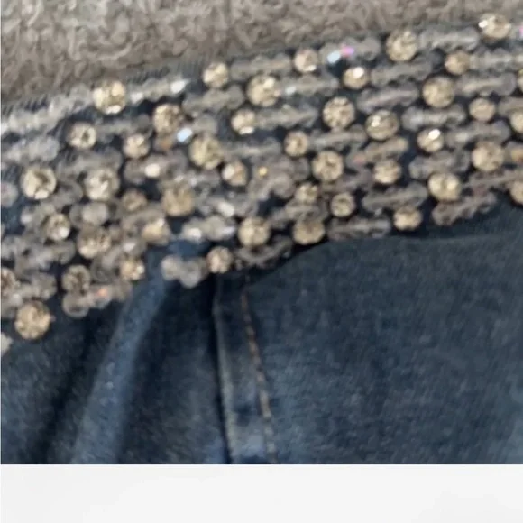 Polkadotz boutique- Denim & Diamond Mini Skirt Set size small - Picture 4 of 4